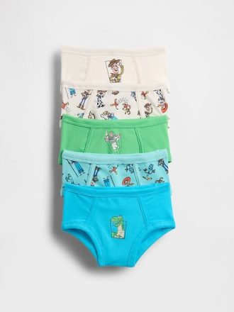 Gap × Disney Mutandine elasticizzate in cotone biologico per bambini (confezione da 5)