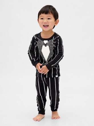Gap × Disney Tim Burton’s The Nightmare Before Christmas Pigiama in cotone biologico per neonati e bambini