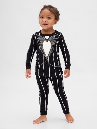 Gap × Disney Tim Burton’s The Nightmare Before Christmas Pigiama in cotone biologico per neonati e bambini