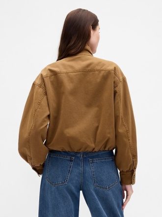 Giacca a bolle in twill