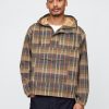 Giacca anorak oversize in tela scozzese