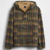 Giacca anorak oversize in tela scozzese