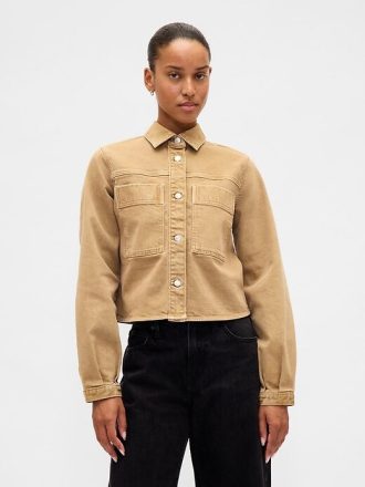 Giacca corta in denim