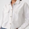 Giacca corta in denim