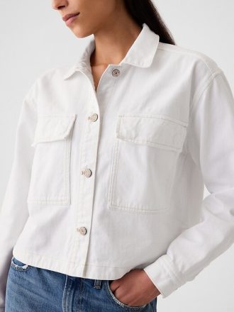 Giacca corta in denim