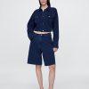 Giacca corta in denim French Terry Icon