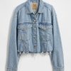 Giacca corta in denim UltraSoft Icon
