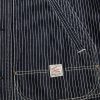 Giacca da lavoro a righe in denim
