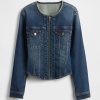 Giacca da motociclista in denim
