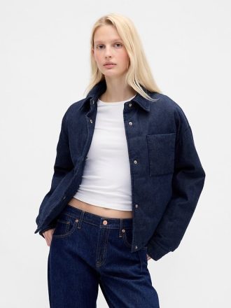 Giacca imbottita in denim