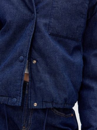 Giacca imbottita in denim