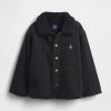 Giacca in denim con fodera in sherpa per neonati e bambini piccoli
