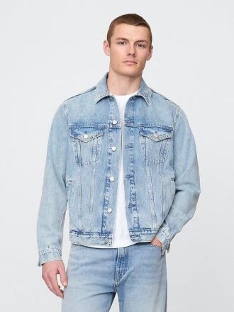 Giacca in denim con icona classica