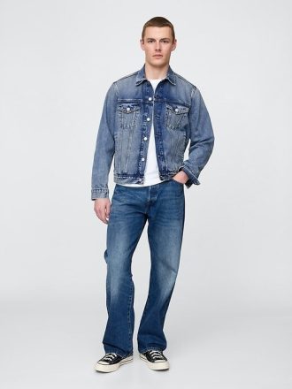 Giacca in denim con icona classica