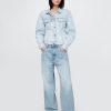 Giacca in denim con maniche a botte Giacca in denim con maniche a botte