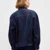 Giacca in denim con maniche a palloncino oversize UltraSoft Icon