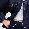 Giacca in denim con maniche a palloncino oversize UltraSoft Icon