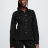 Giacca in denim con peplo Giacca in denim con peplo