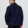 Giacca in denim da allenatore universitario Giacca in denim da allenatore universitario