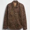 Giacca in denim leopardato ultrasoft Giacca in denim leopardato ultrasoft