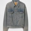 Giacca in denim oversize con icona