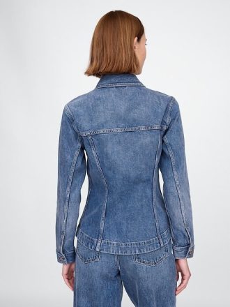 Giacca lunga in denim