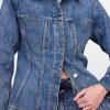 Giacca lunga in denim