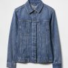 Giacca lunga in denim
