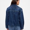 Giacca oversize in denim a bolle Giacca oversize in denim a bolle