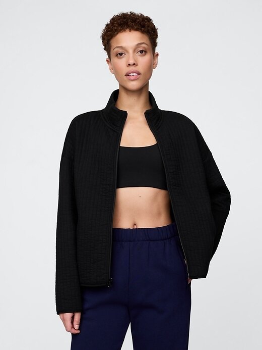 Giacca trapuntata jacquard GapFit Giacca trapuntata jacquard GapFit