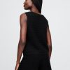 Gilet 100% cotone con lavorazione all’uncinetto Gilet 100% cotone con lavorazione all’uncinetto
