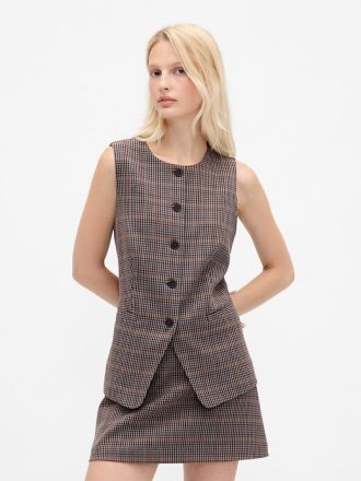Gilet a collo alto