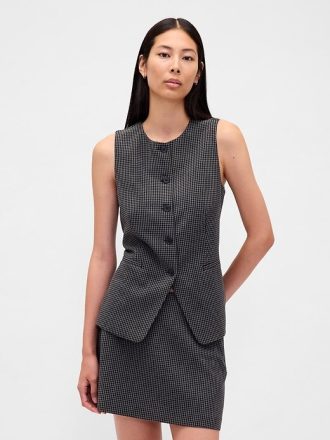 Gilet a collo alto