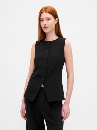 Gilet a collo alto