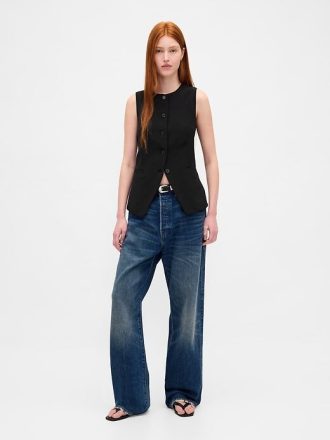 Gilet a collo alto
