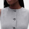 Gilet a collo alto