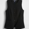 Gilet a collo alto