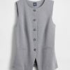 Gilet a collo alto