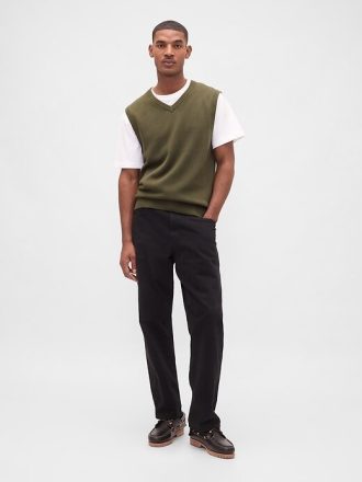 Gilet con scollo a V