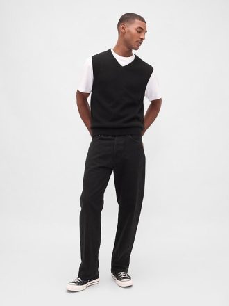 Gilet con scollo a V