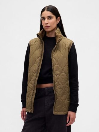 Gilet imbottito leggero riciclato