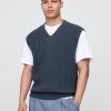 Gilet in maglia a trecce Gap × Malbon Gilet in maglia a trecce Gap × Malbon
