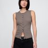 Gilet moderno a coste Gilet moderno a coste