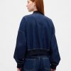 Giubbotto bomber in denim ultra morbido Giubbotto bomber in denim ultra morbido