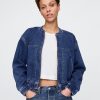 Giubbotto bomber in maglia di jeans Giubbotto bomber in maglia di jeans