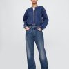 Giubbotto bomber in maglia di jeans Giubbotto bomber in maglia di jeans