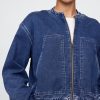 Giubbotto bomber in maglia di jeans Giubbotto bomber in maglia di jeans