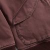 Giubbotto bomber in twill lavato Giubbotto bomber in twill lavato