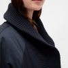 Giubbotto bomber oversize con finiture in maglia Giubbotto bomber oversize con finiture in maglia