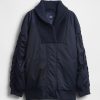 Giubbotto bomber oversize con finiture in maglia Giubbotto bomber oversize con finiture in maglia